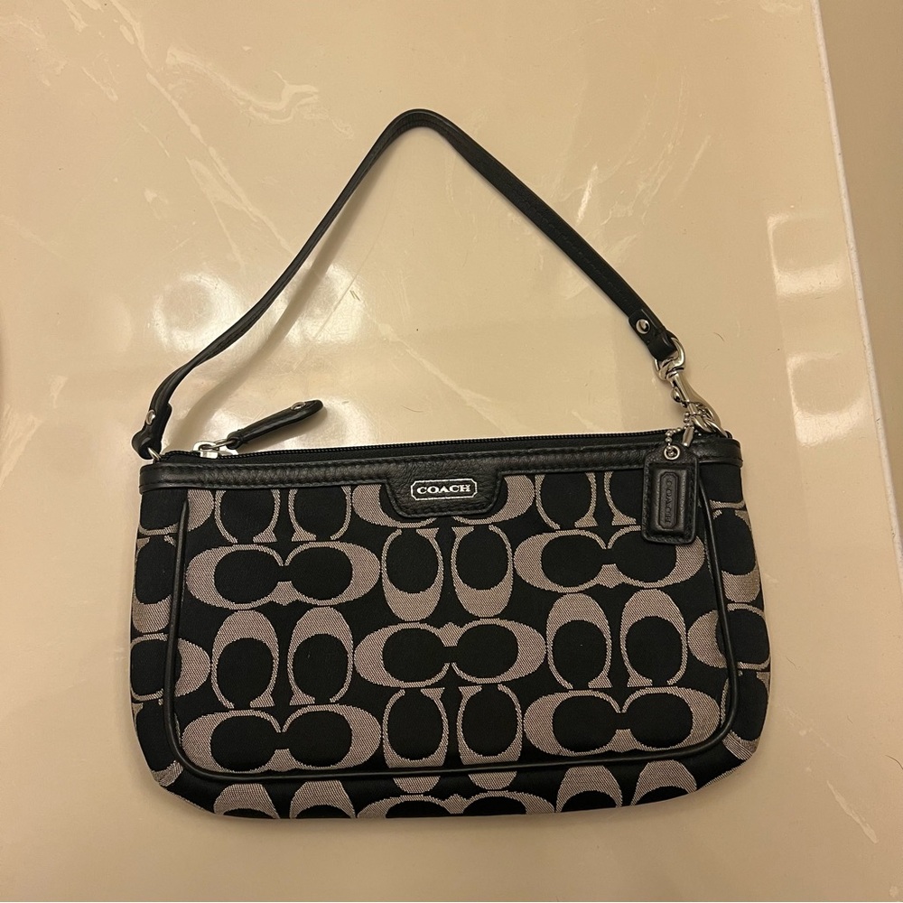 Coach Monogram Mini Shoulder Bag (excellent condition)